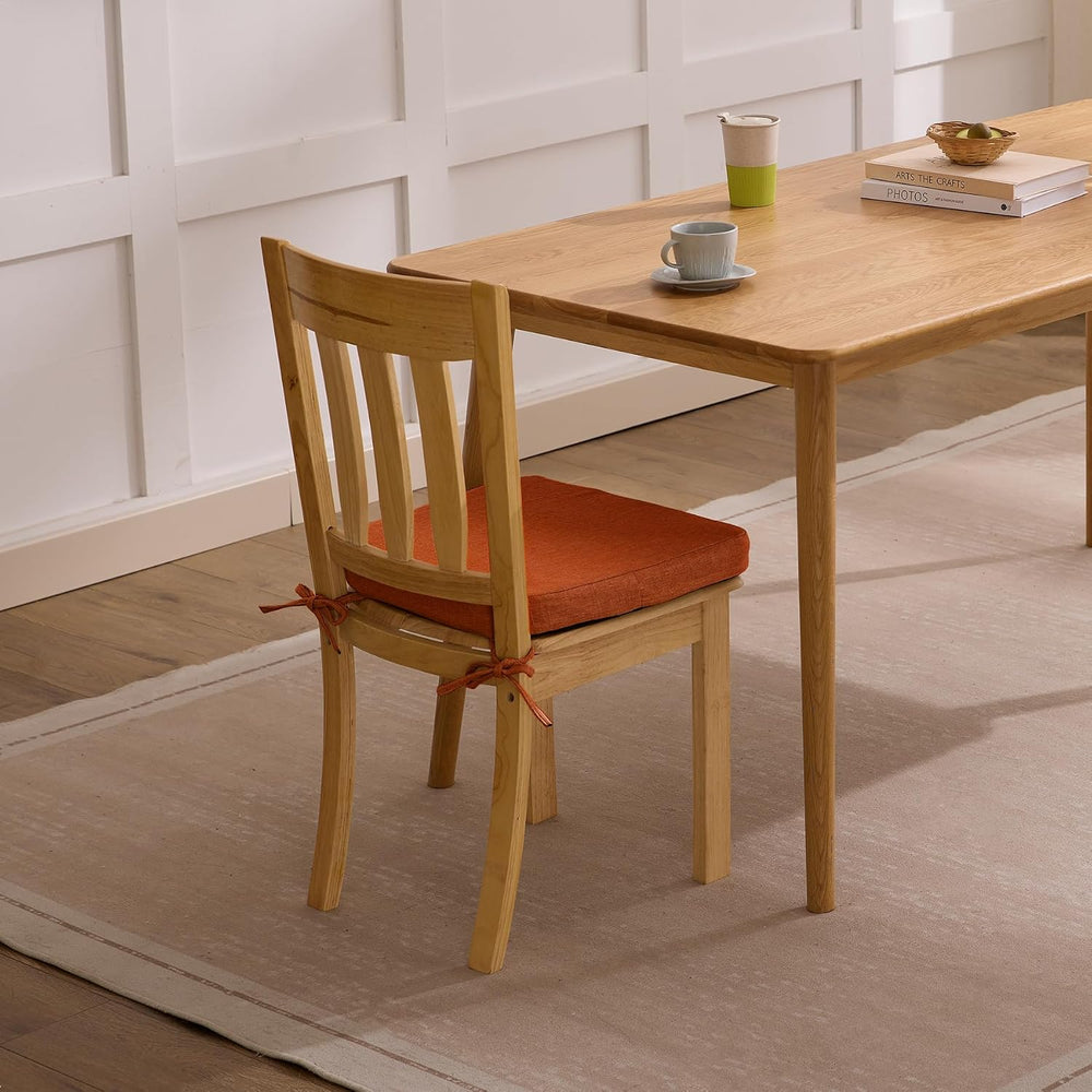 Ruqmuis Chair Cushions for Dining Chairs, 2" Thick Seat Cushions for Kit...