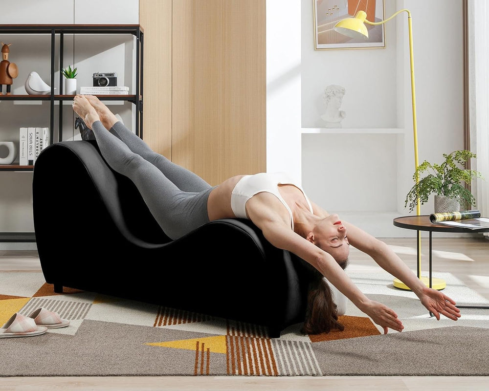 BALUS Yoga Sofa Chaise Lounge Chair for Adults Stretching Exercising, 60"...