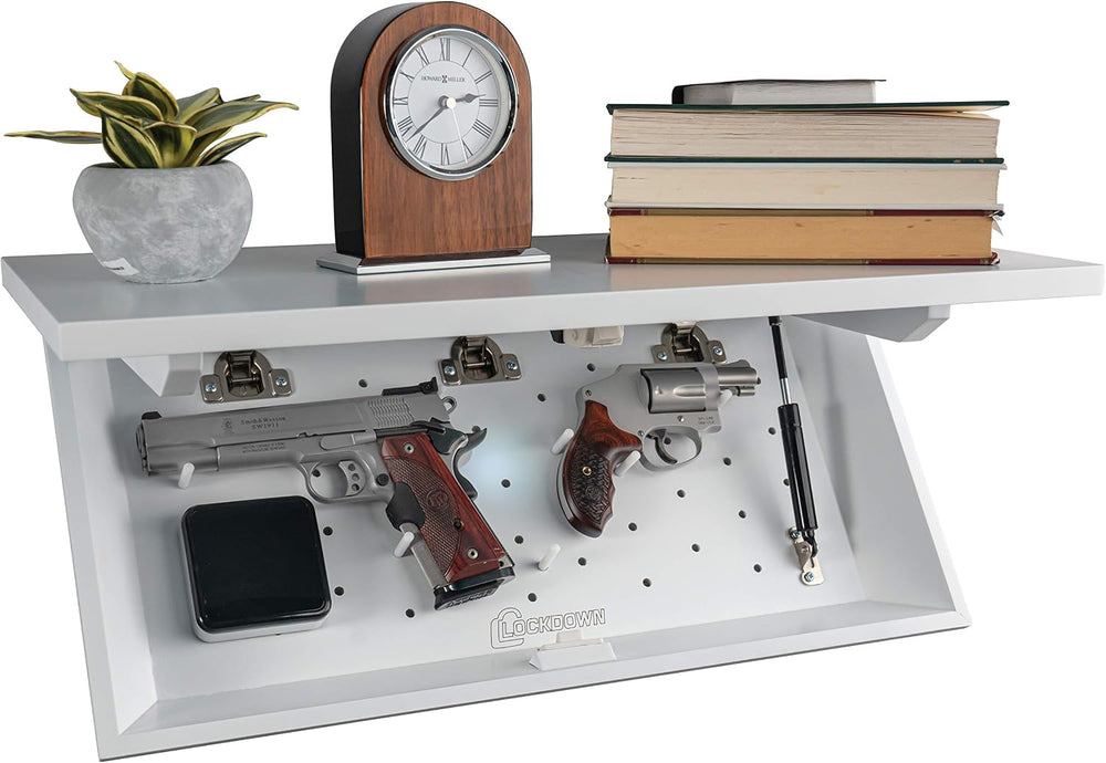 LOCKDOWN In Plain Sight Shelf with Discreet Design, Easy Magnetic Access, Cus...