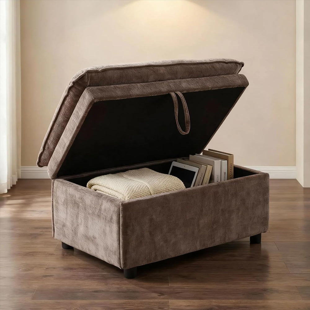 Furnimart Oversized Chair with Storage Ottoman, 44" Wide Cloud Chair and...
