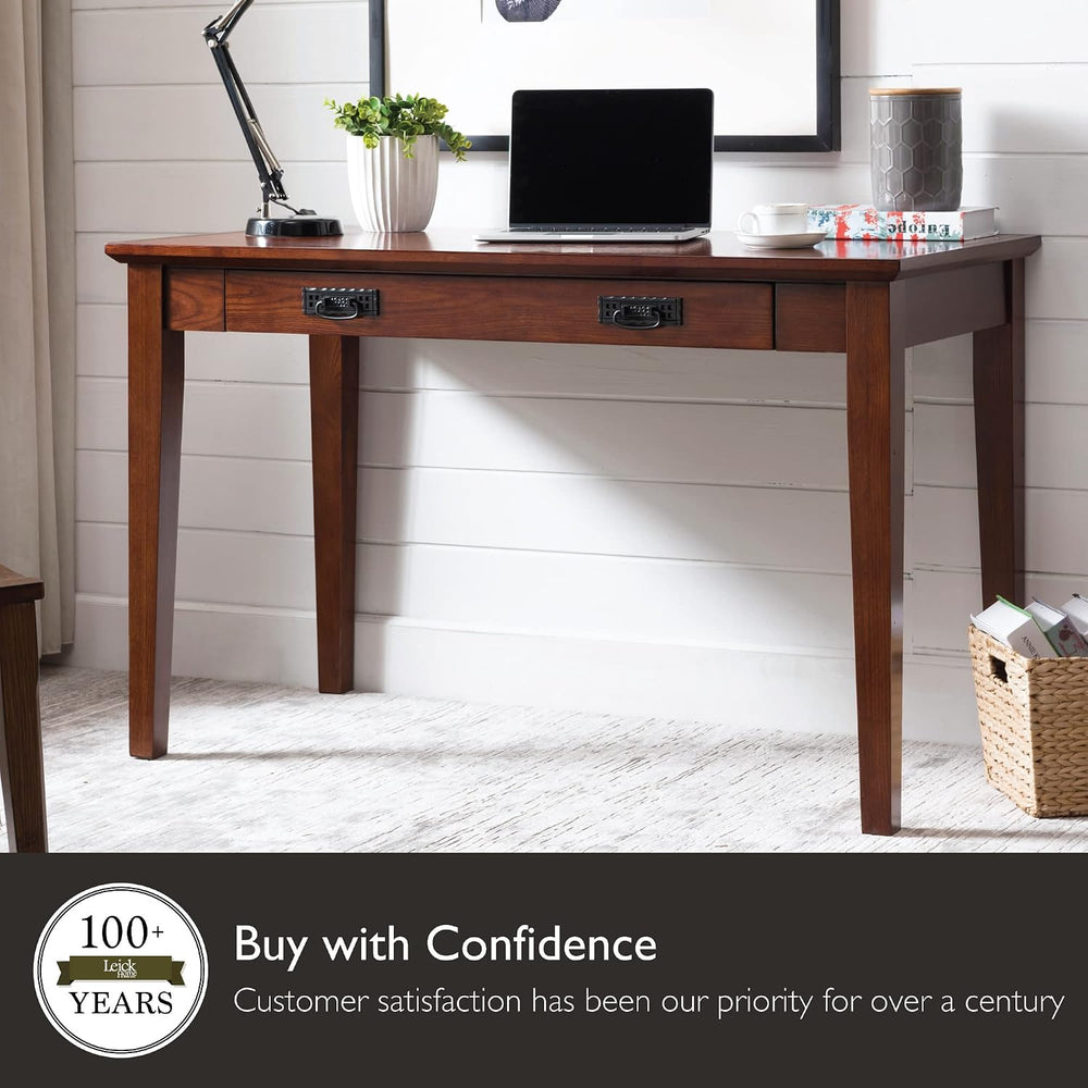 Leick Home Mission Desk, 48", Mission Oak
