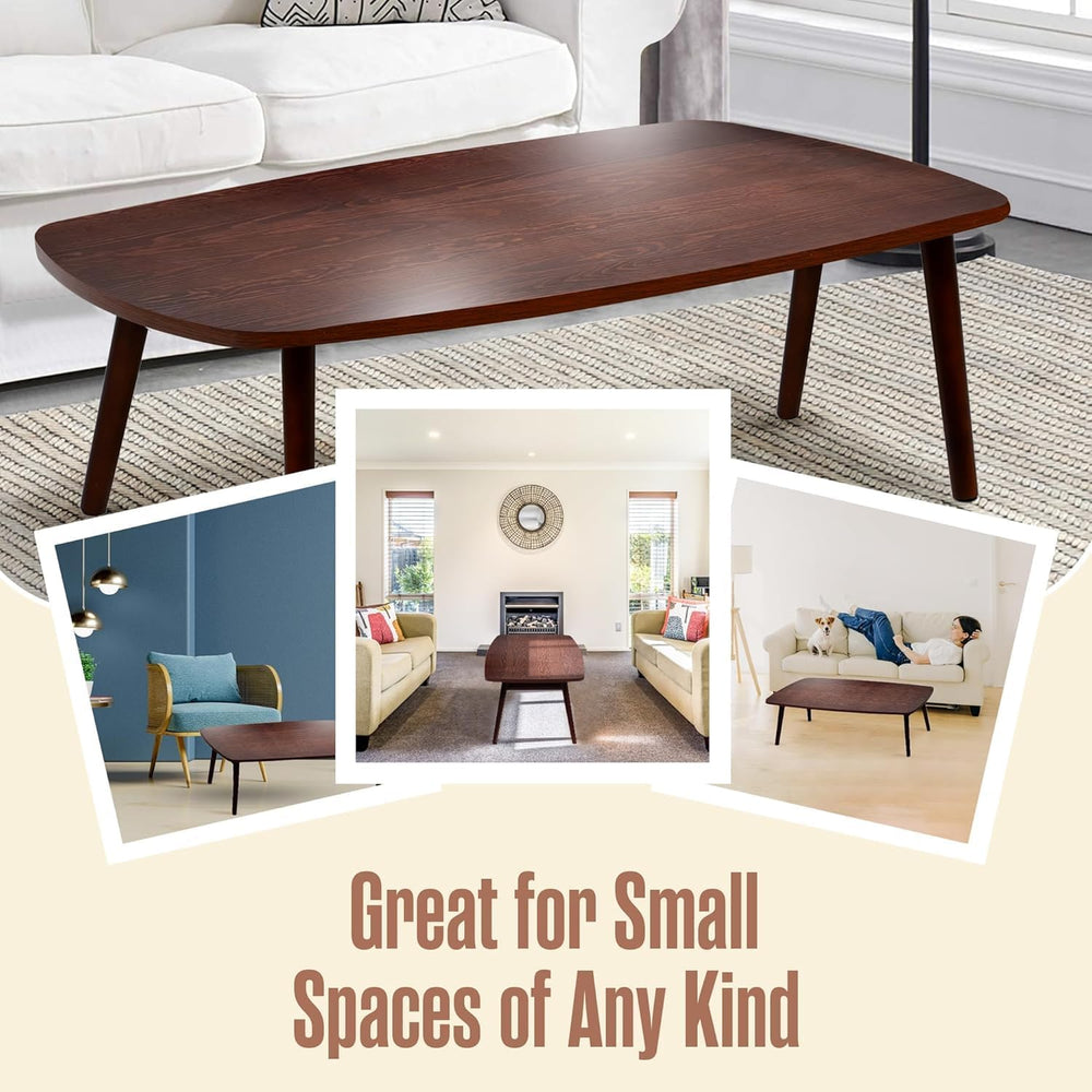 Japanese Floor Table, Folding Coffee Table, 39"Lx20"Wx13"H, Br...