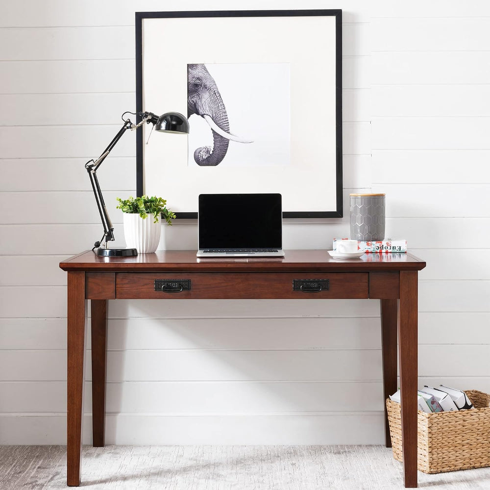 Leick Home Mission Desk, 48", Mission Oak