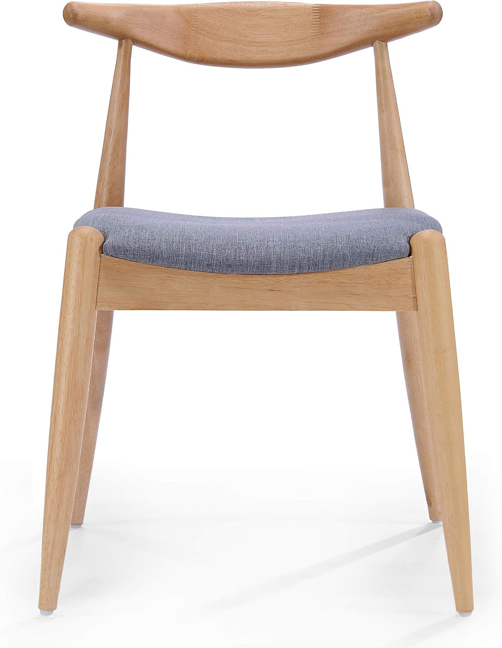 Christopher Knight Home Francie Fabric with Oak Finish Dining Chairs, 2-Pcs S...