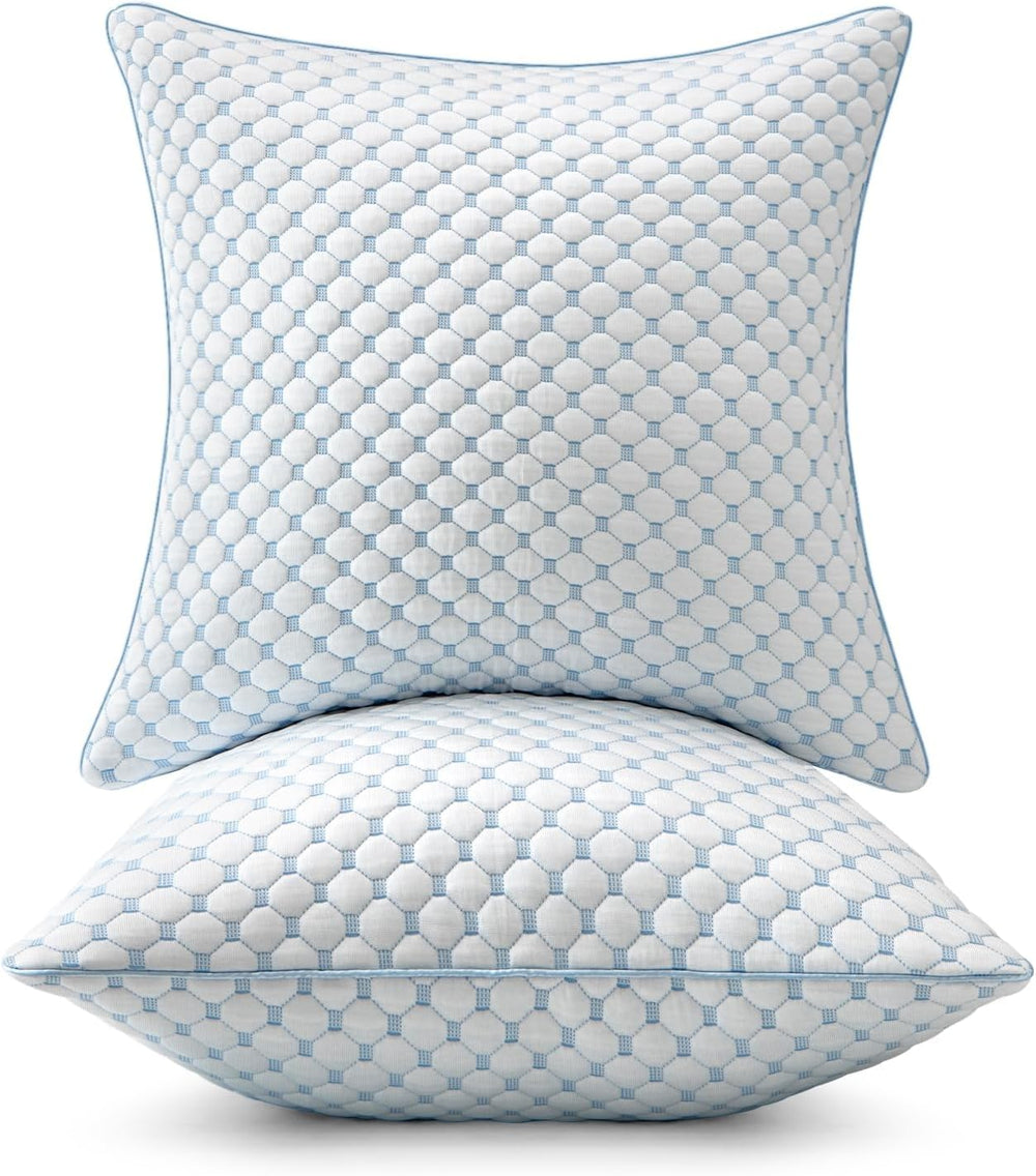 MIULEE 18x18 Decorative Pillow Inserts Set of 2 Memory Foam Filling
