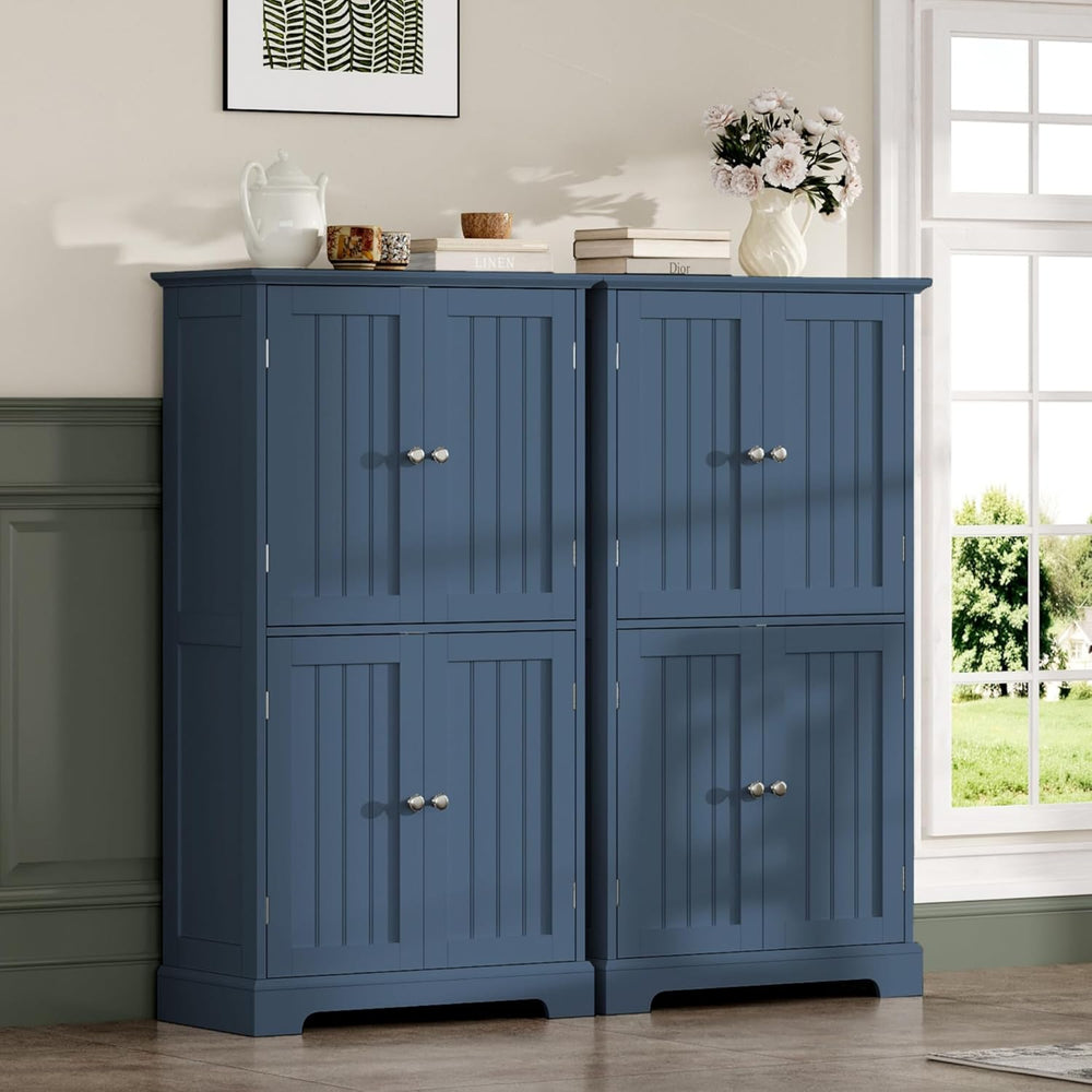 ChooChoo Bathroom Floor Cabinet with Adjustable Shelves