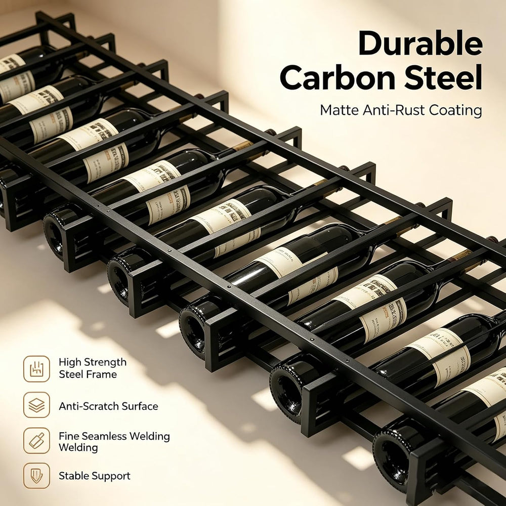 16 Bottle Wall Mount Wine Rack