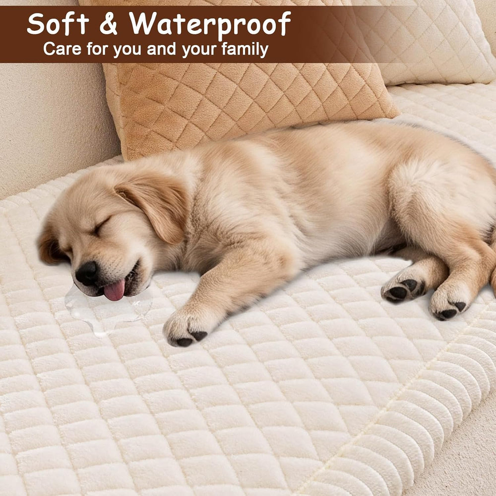 Waterproof Couch Cover for Dogs, Washable Soft Sofa Protector