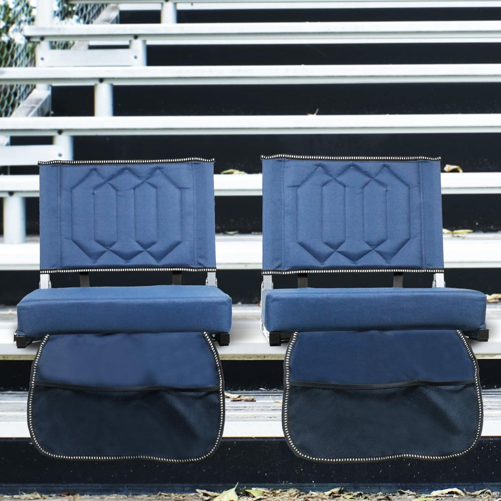 Extra Wide Stadium Seats for Bleachers Heavy Duty - 380 lbs Capacity
