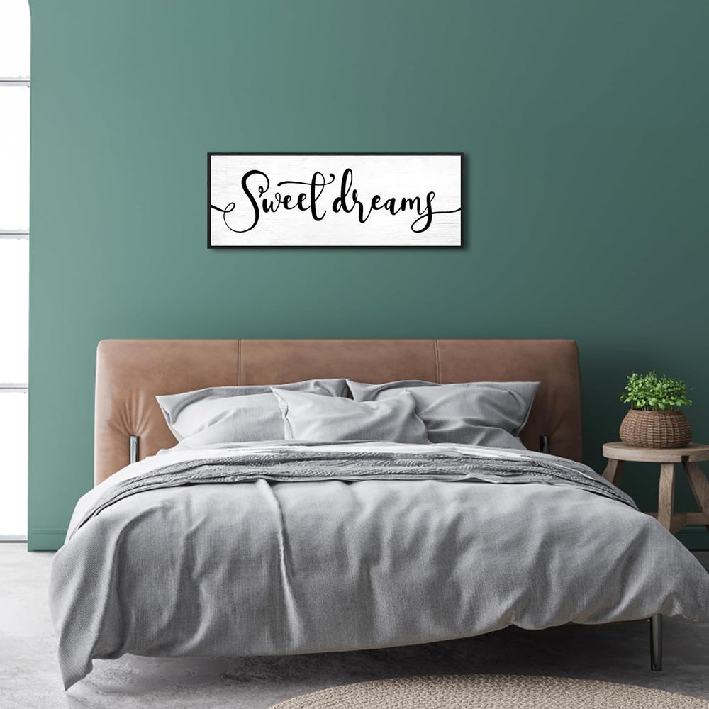 YPY Sweet Dreams Wall Decor Above Bed 32''×12''