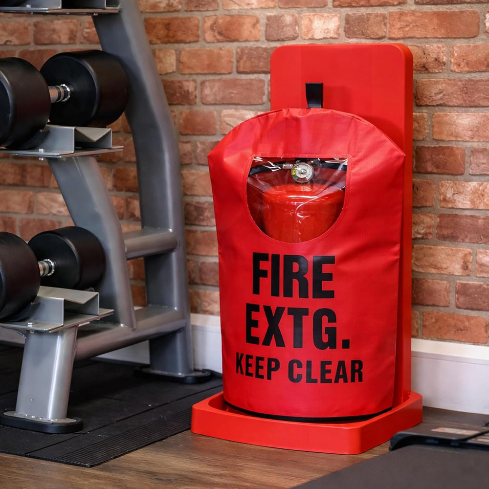 Heavy Duty Fire Extinguisher Cover with Window, Fit 10-20LB