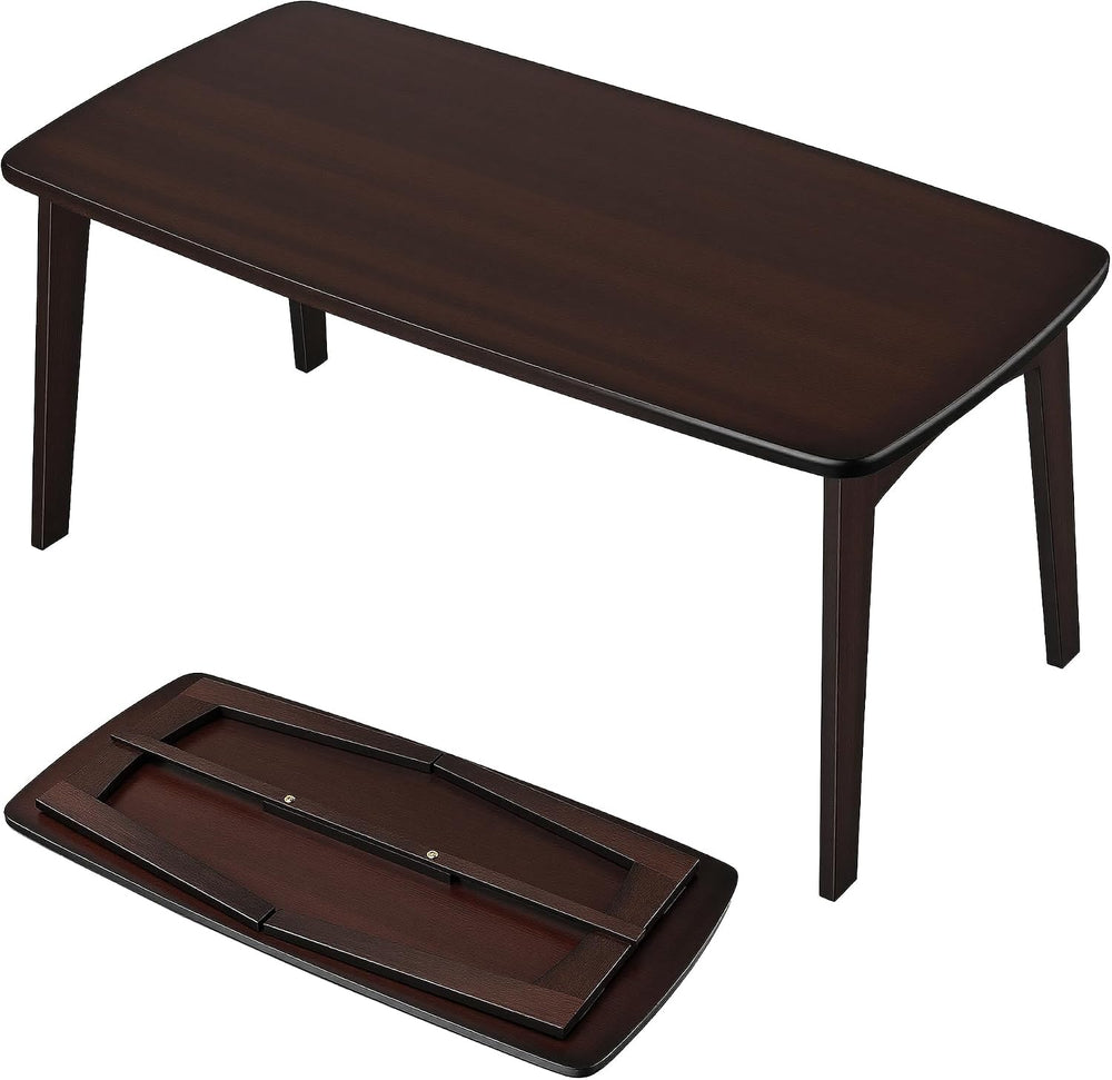 Japanese Floor Table, No Assembly Japanese Folding Table, Foldable