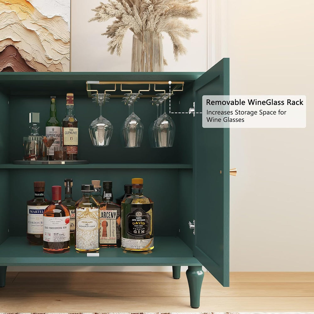 ARTPOWER 58'' Mid-Century Modern Sideboard Buffet Cabinet with Storage