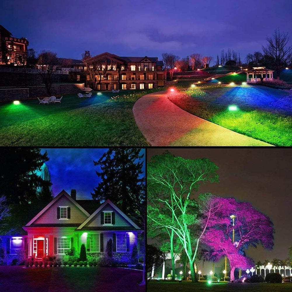 MELPO Led Flood Light 30W, 300W Equivalent Outdoor Color Changing Lights