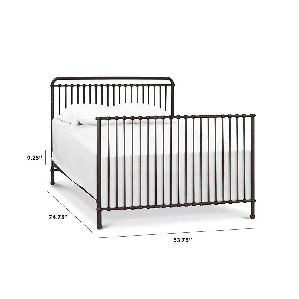 Namesake Winston Full Size Bed Conversion Kit in Vintage Iron