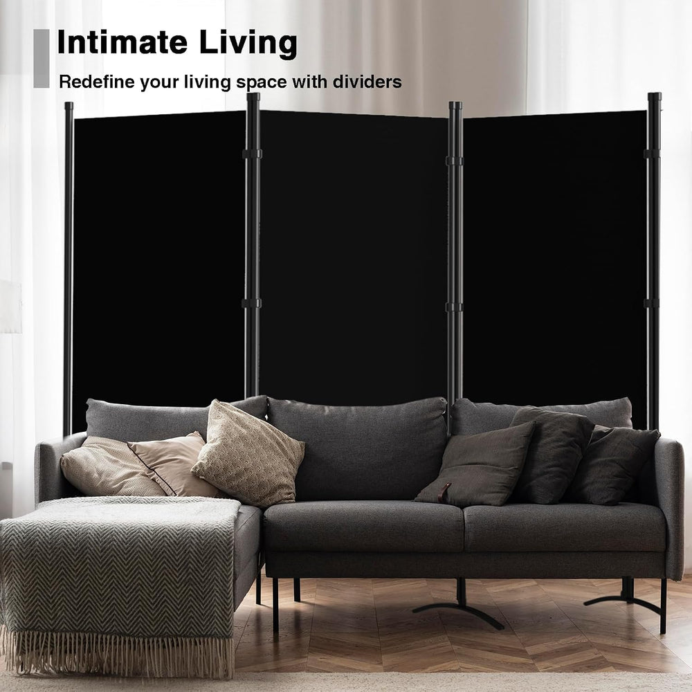3 Panel Room Divider, 6FT Portable Room Dividers Folding Privacy Screens, 100...