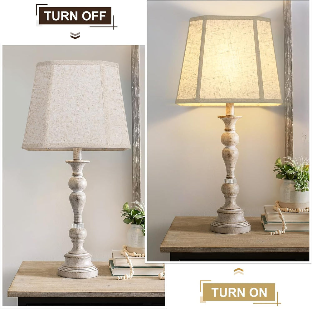 Rectangle Lamp Shades Set of 2, 10.5" x 10"x 13" Medium Cut Co...