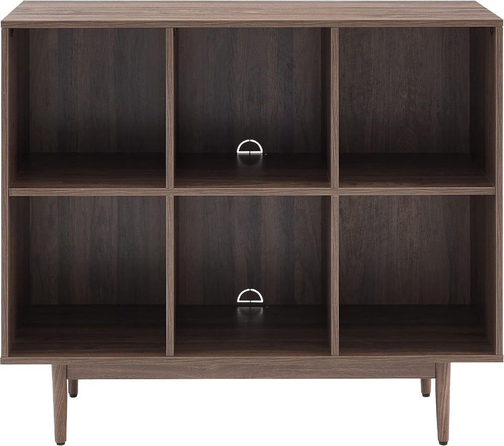 Crosley Furniture Liam 6-Cube Record Storage Bookcase