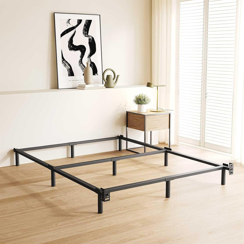 Bedsnus 7 Inch Metal Bed Frame Queen Size, Compatible with Most Brand Box Spr...