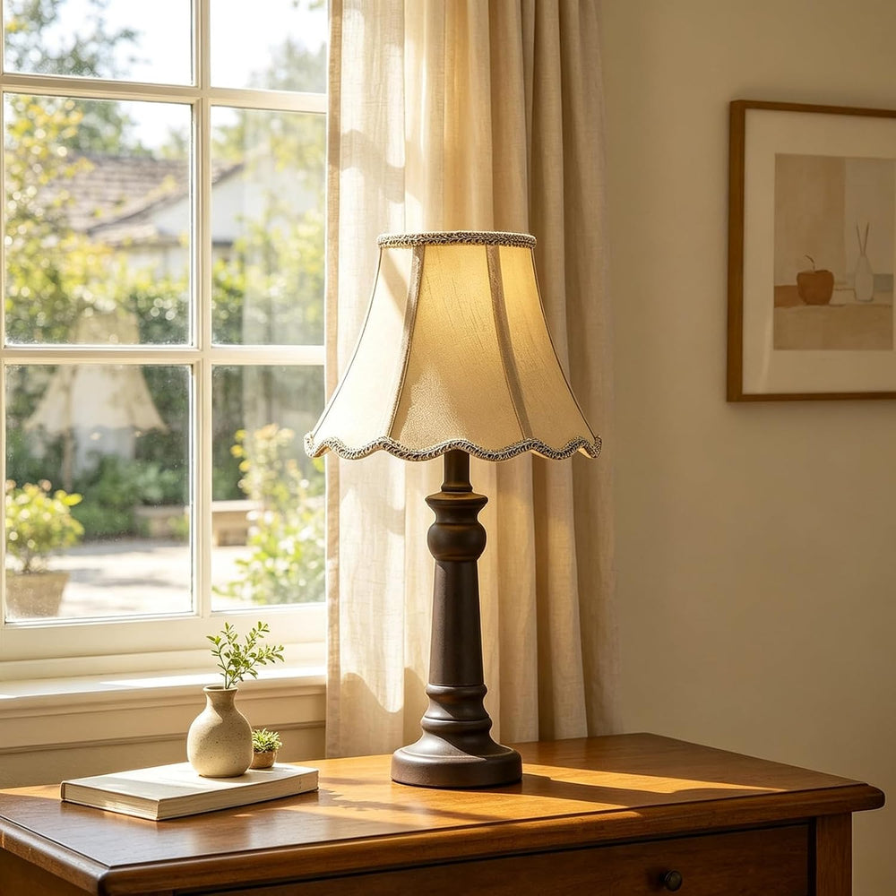 Uno Lamp Shade,Scalloped Lamp Shade 5" Top x 10" Bottom x 7.5"...