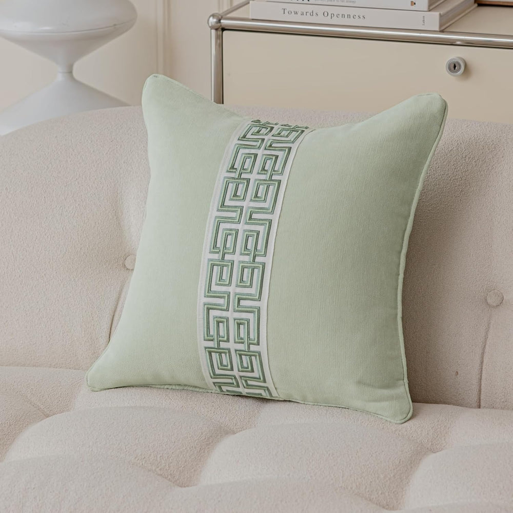 VisionaryHomeDesign Throw Pillow Case, Mint Green, 18 x 18 inches