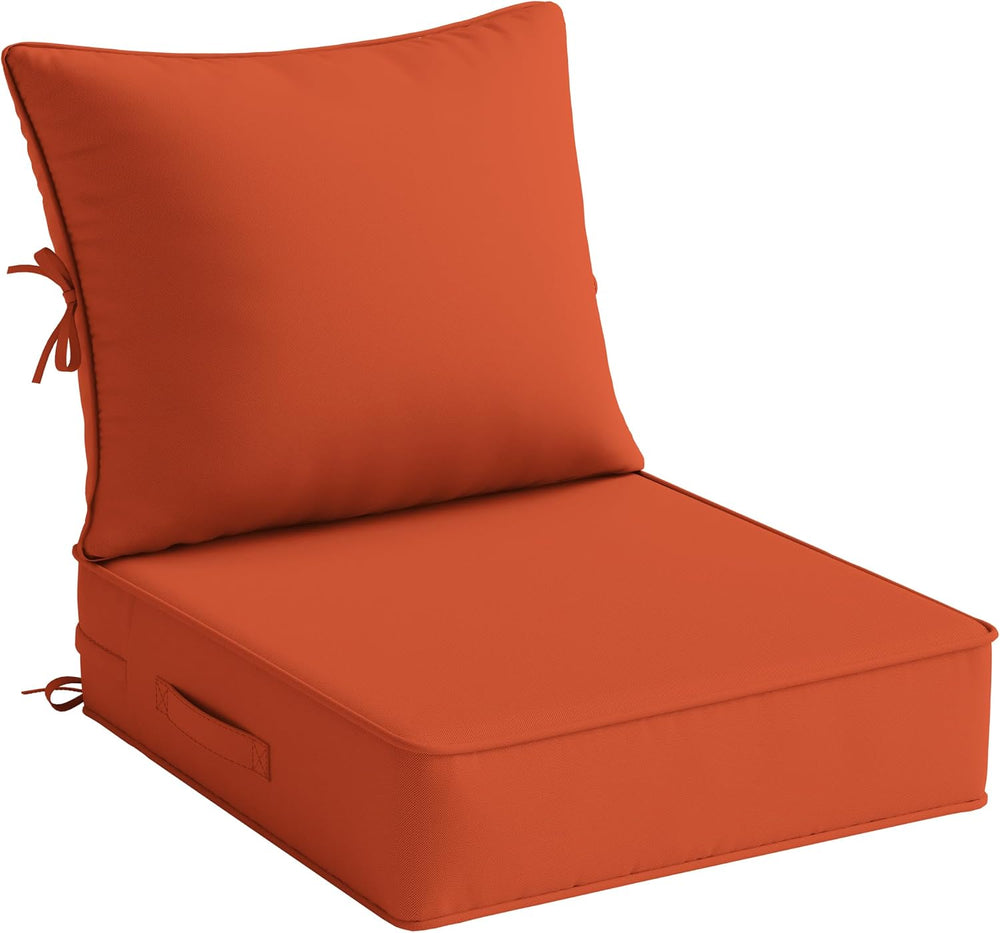 Outdoor Seat Chair Cushion Set of 1,22x24 Inch Waterproof Cushions