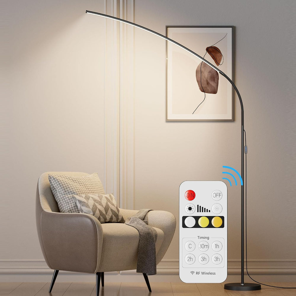 KEINVE Floor Lamp with Remote and Touch Control, 68 Inch Adjustable Standing ...
