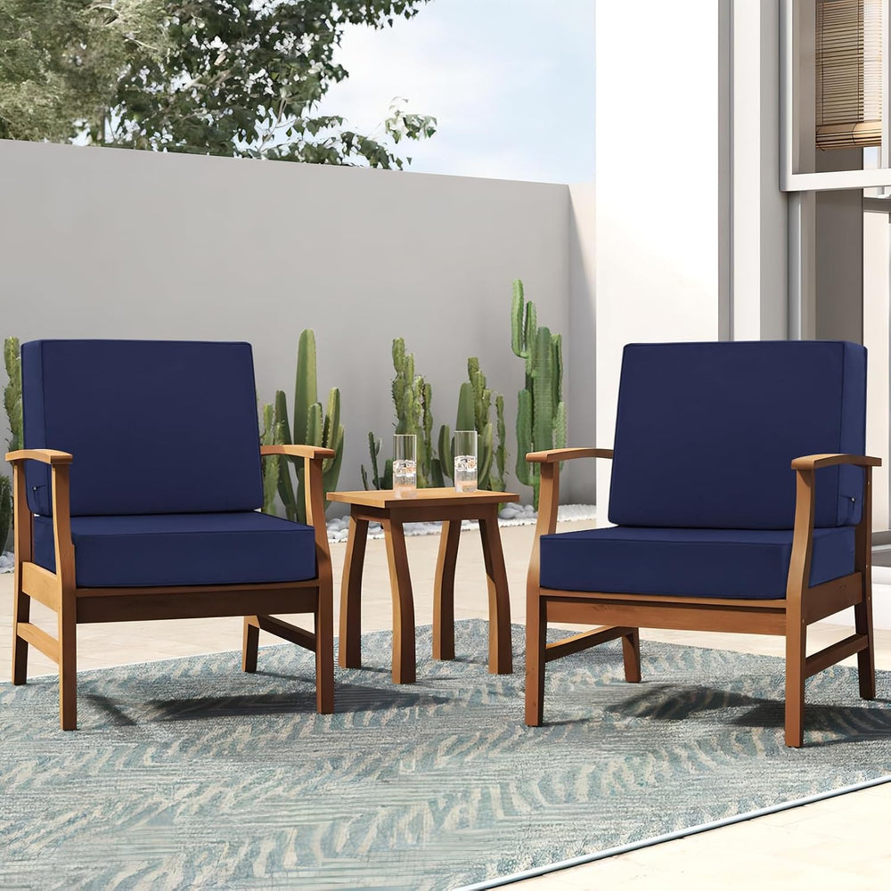 Favoyard Deep Seat Patio Cushion Set 19 x 19 Inch Waterproof Outdoor Chair Cu...