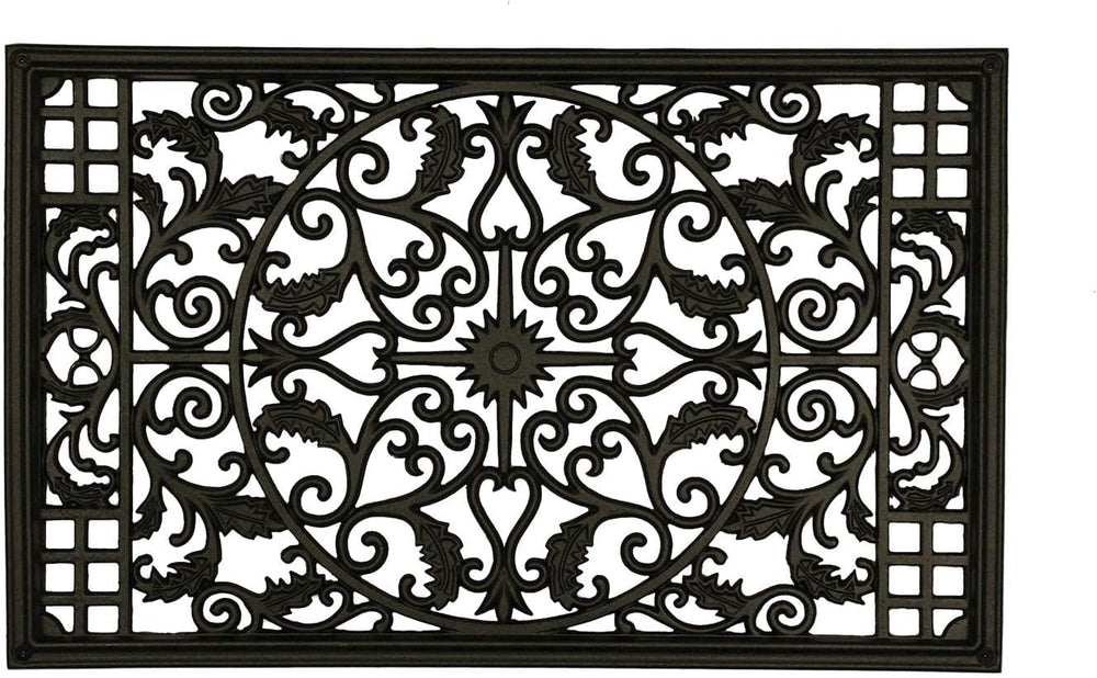 Nuvo Iron Decorative Insert for Fencing, Gates, Home, Garden - Rectangle, 15&...