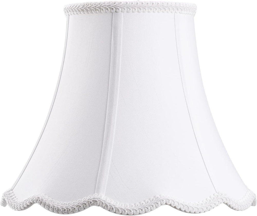 White Bell Lampshade, 6''x11.5''x9'', Solid Lamp Shad...