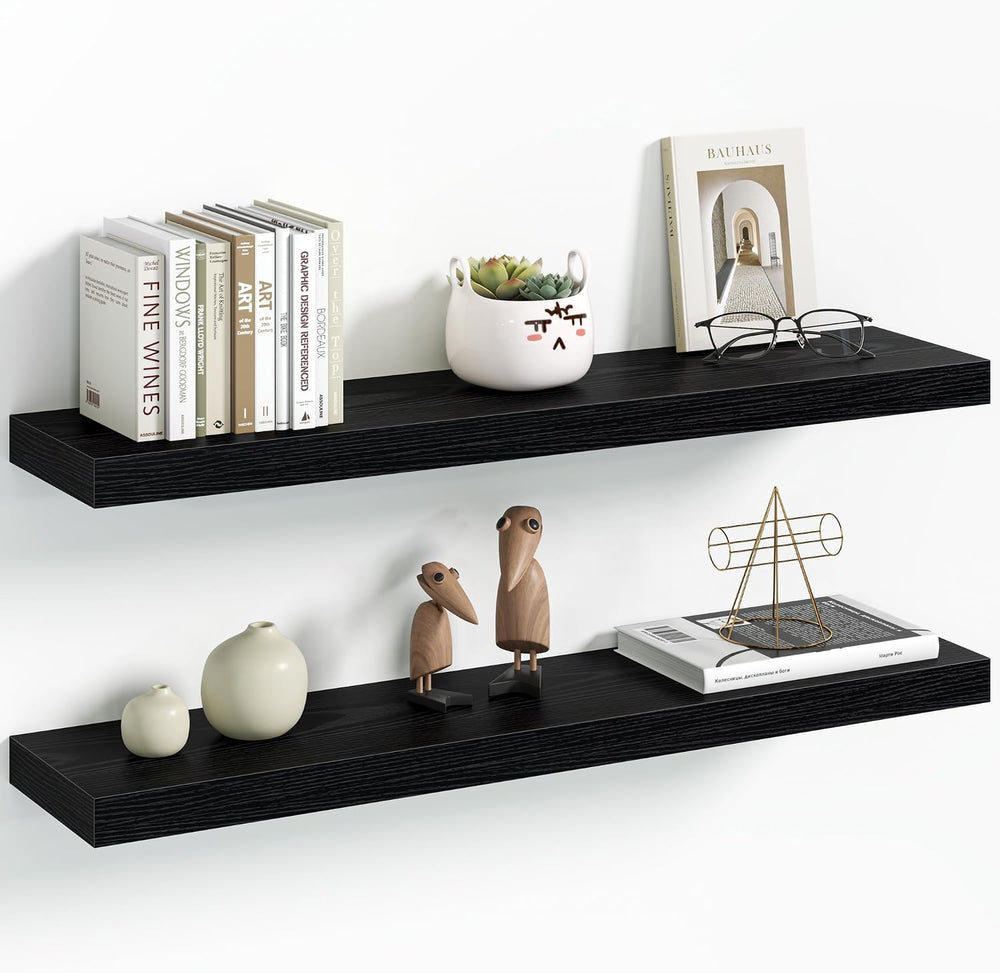 Vivelove 30 Inch Floating Shelves Wall Mounted for Display, 6.5 Deep Duty She...