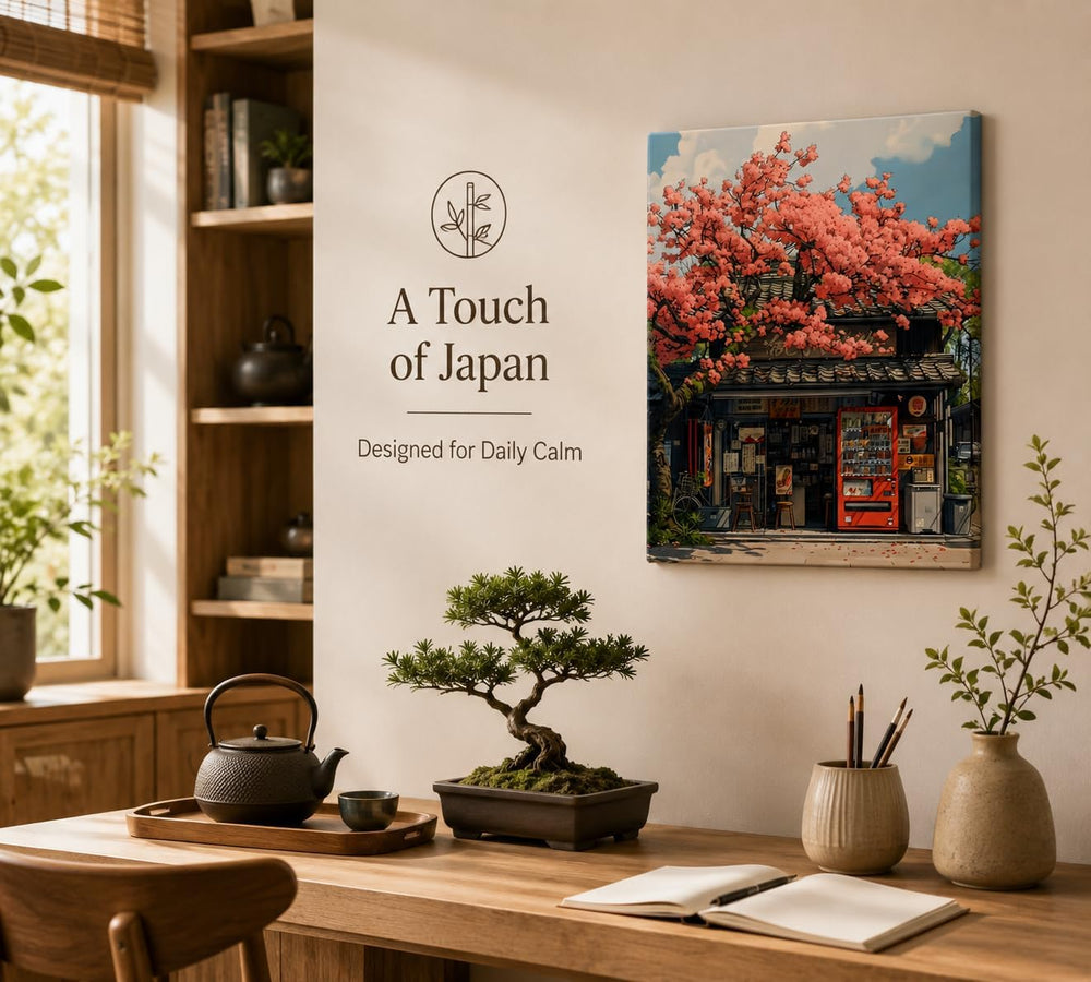 YUBOJIA Japanese Canvas Wall Art 16x24 in