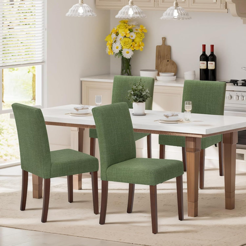 MALOL Upholstered Dining Chairs Set of 4, Modern Fabric Dining Room Chair, Wo...