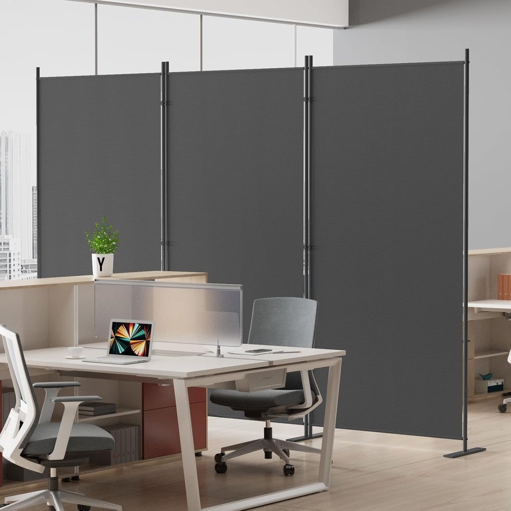 Helios&Hestia 3-Panel 6 ft Tall Indoor Folding Room Divider, Portable Pri...