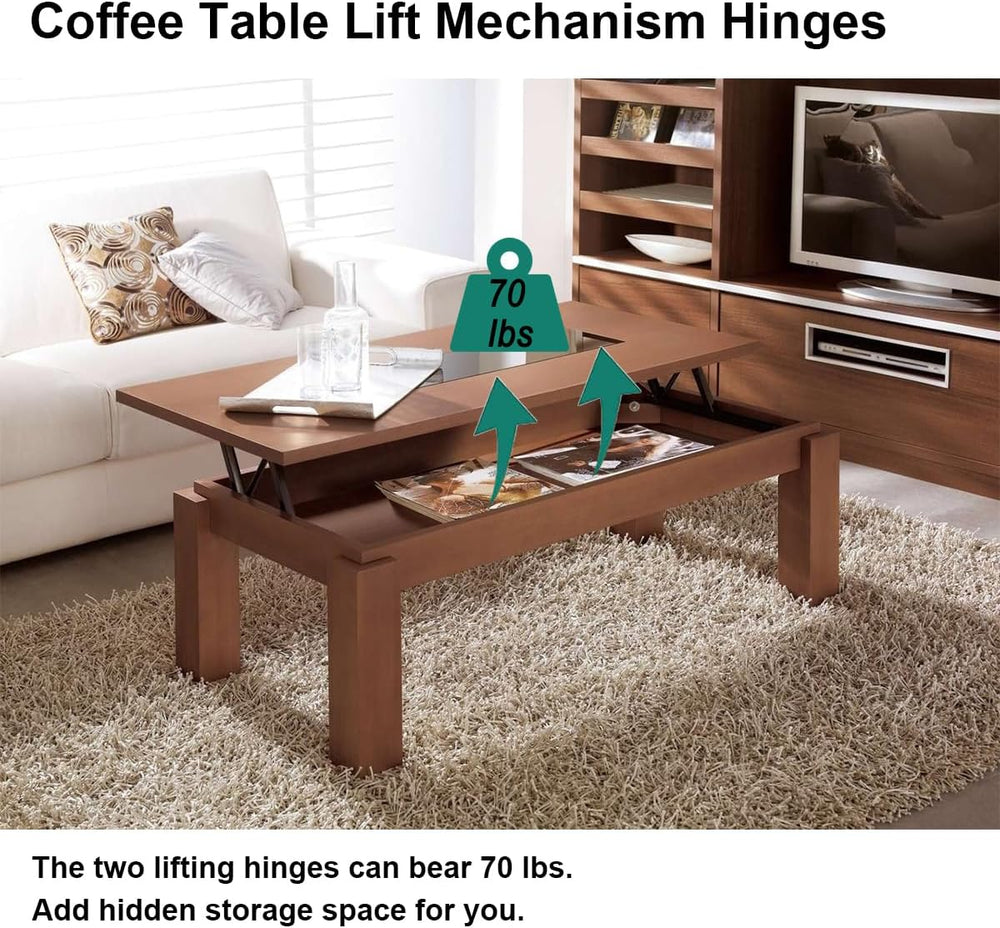 2 Pcs Folding Lift Up Top Coffee Table Hinge,Coffee Table Lift Top Hardware, ...