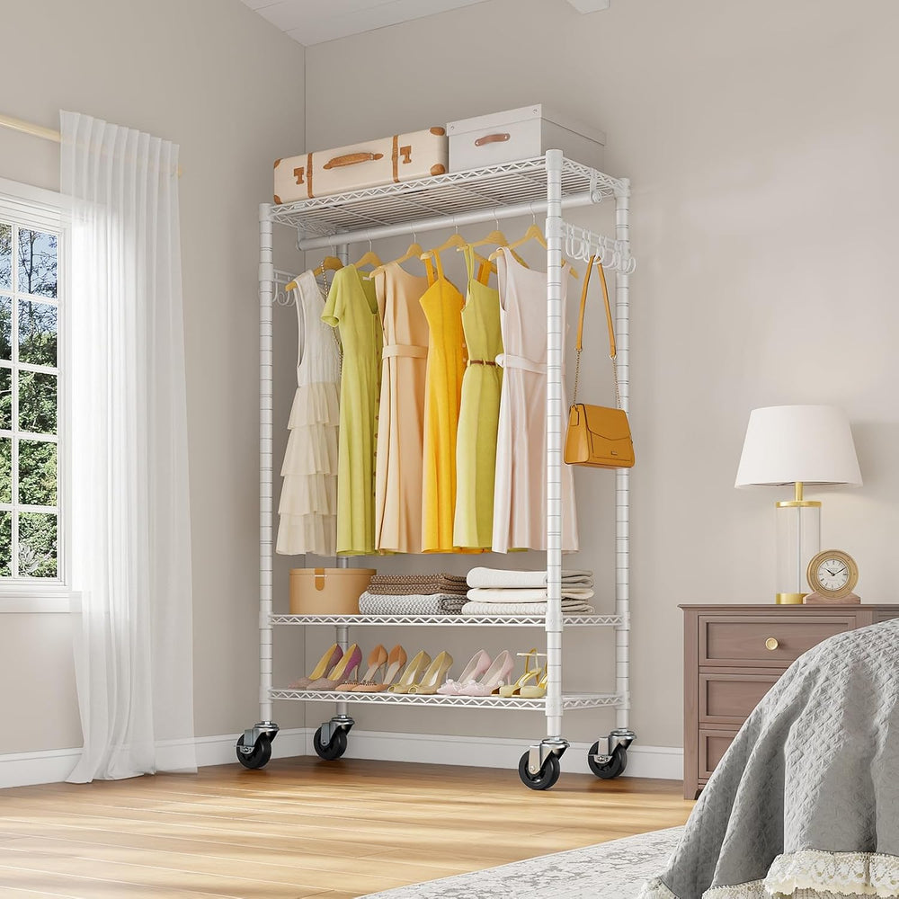 VIPEK R3 Rolling Clothing Rack Portable Garment Rack for Hanging Clothes