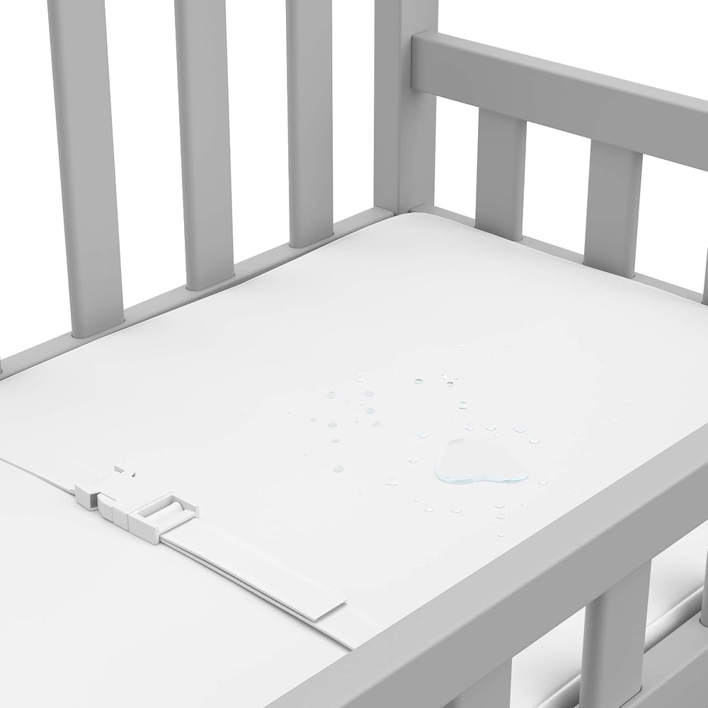 Graco Changing Table with Water-Resistant Changing Pad, Pebble Gray
