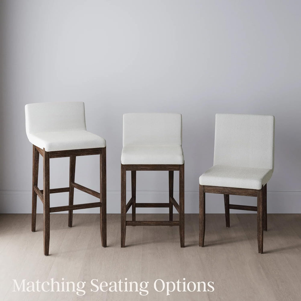 Nathan James Gracie Modern Counter Height Bar Stool with Back, Counter Stool ...
