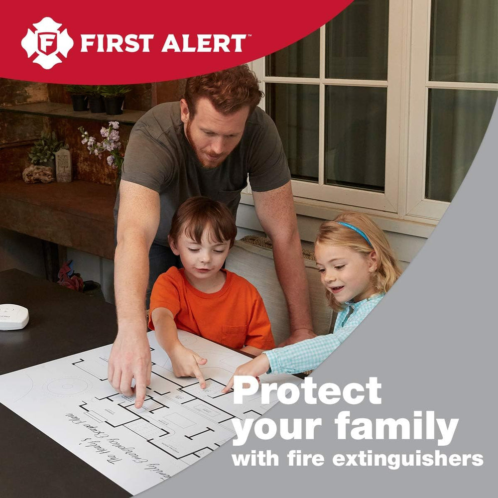 First Alert Fire Extinguisher, Heavy Duty for Home & Commercial Use