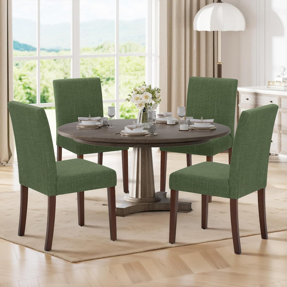 MALOL Upholstered Dining Chairs Set of 4, Modern Fabric Dining Room Chair, Wo...
