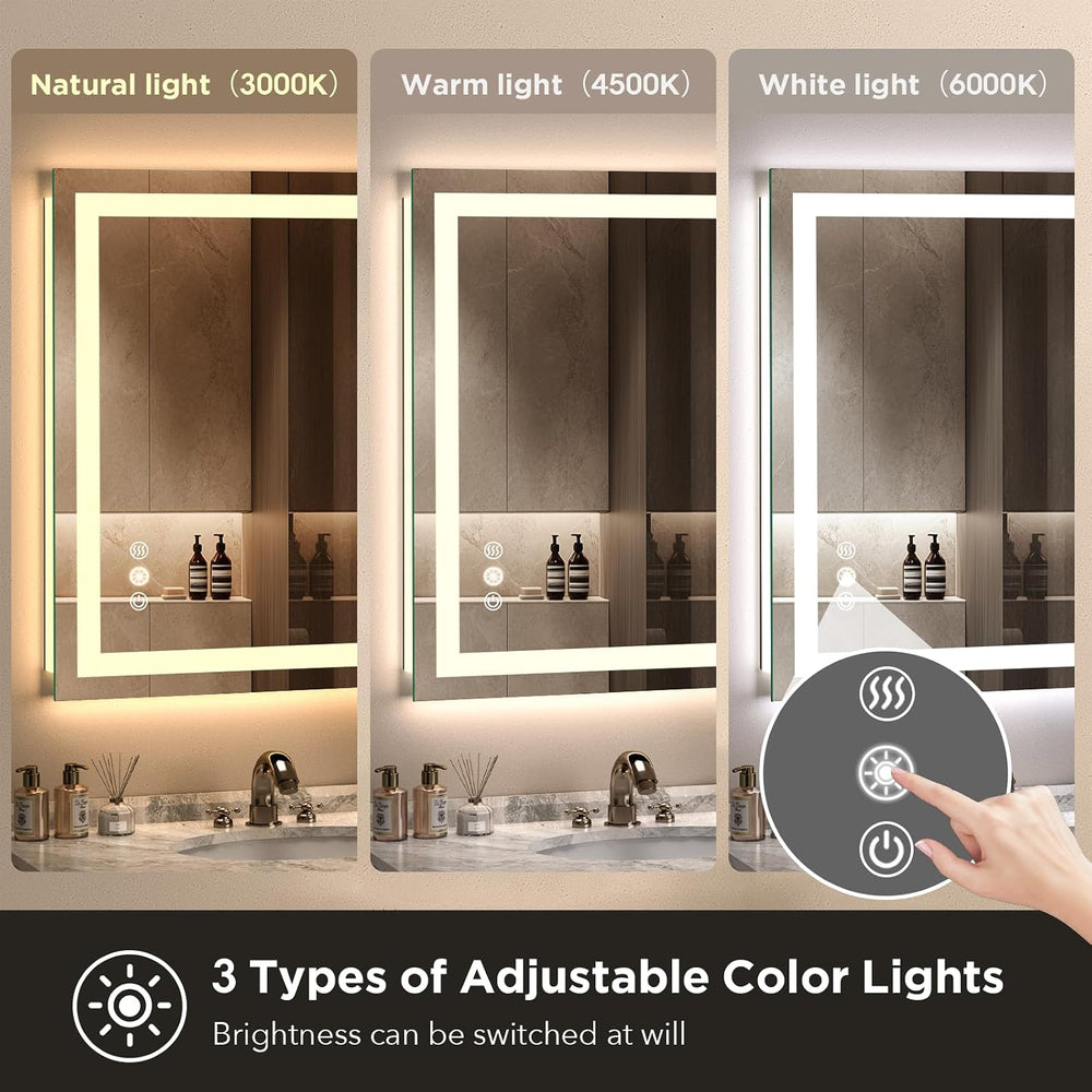 24"X32" LED Bathroom Mirror, Vanity Mirror with Lights