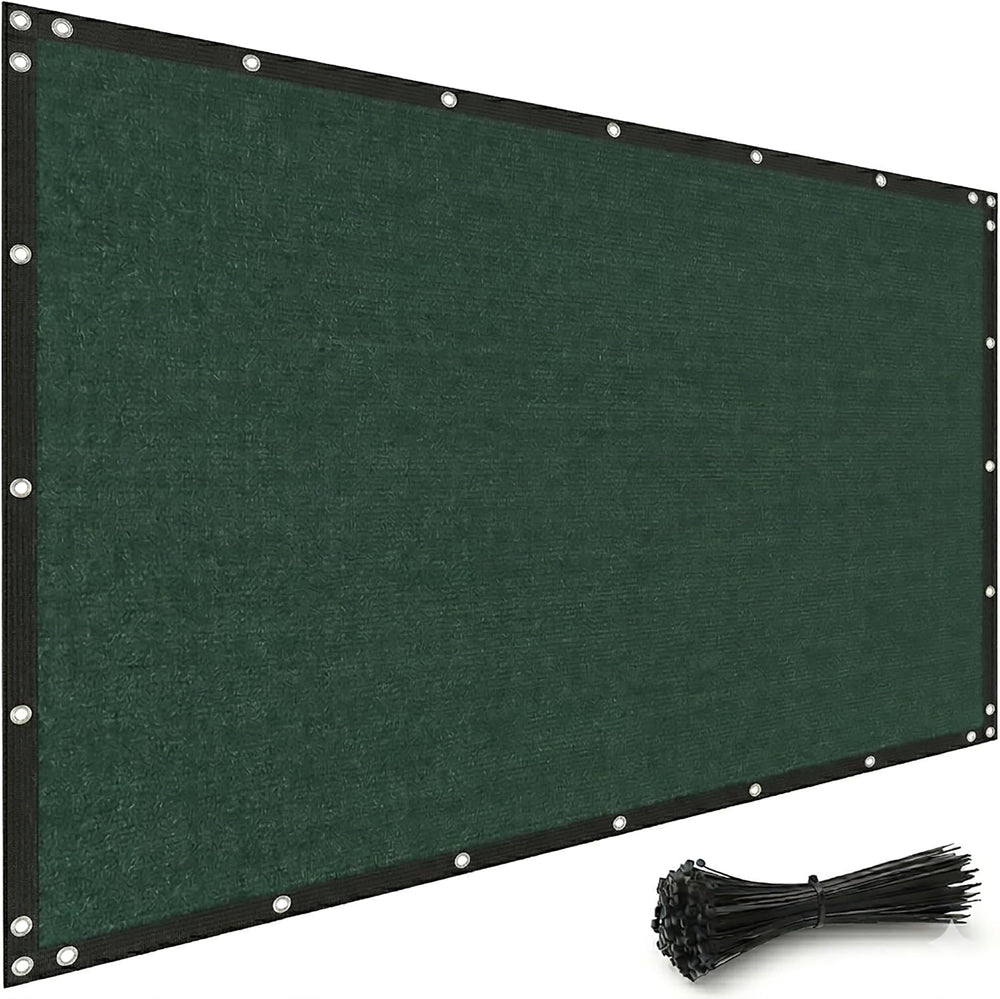 Privacy Screen 4ft x 50ft Dark Green HDPE Fence 90% Blockage