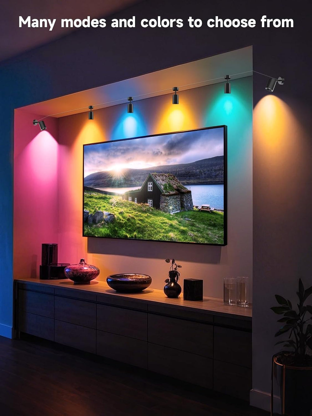Tyute RGB Spotlight Indoor, Color Changing LED Uplighting Accent Spot Light