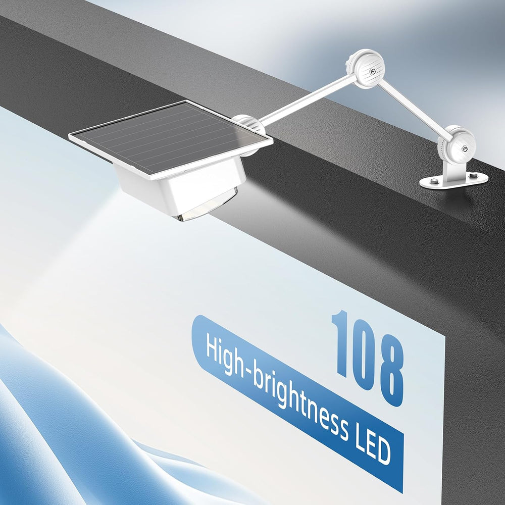 Solar Sign Lights Outdoor,108 led 5020 Lumen Solar Sign Light, 5000 mAh Billb...
