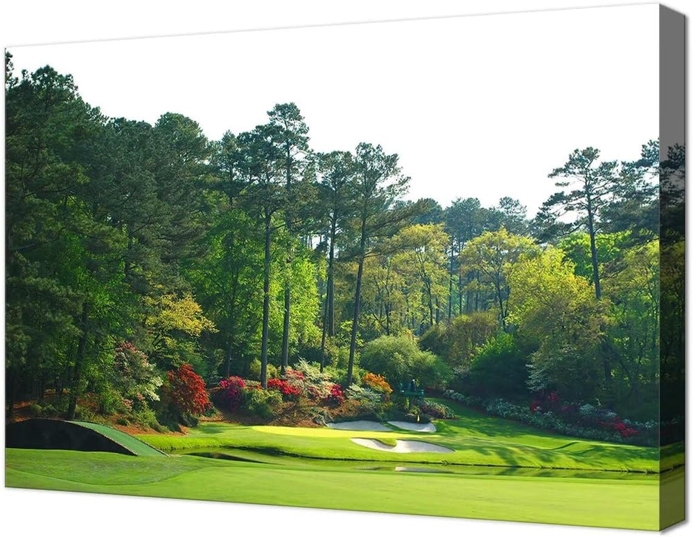 Augusta Golf Course Wall Art Golf Course Picture Poster Canvas Prints - Golf ...