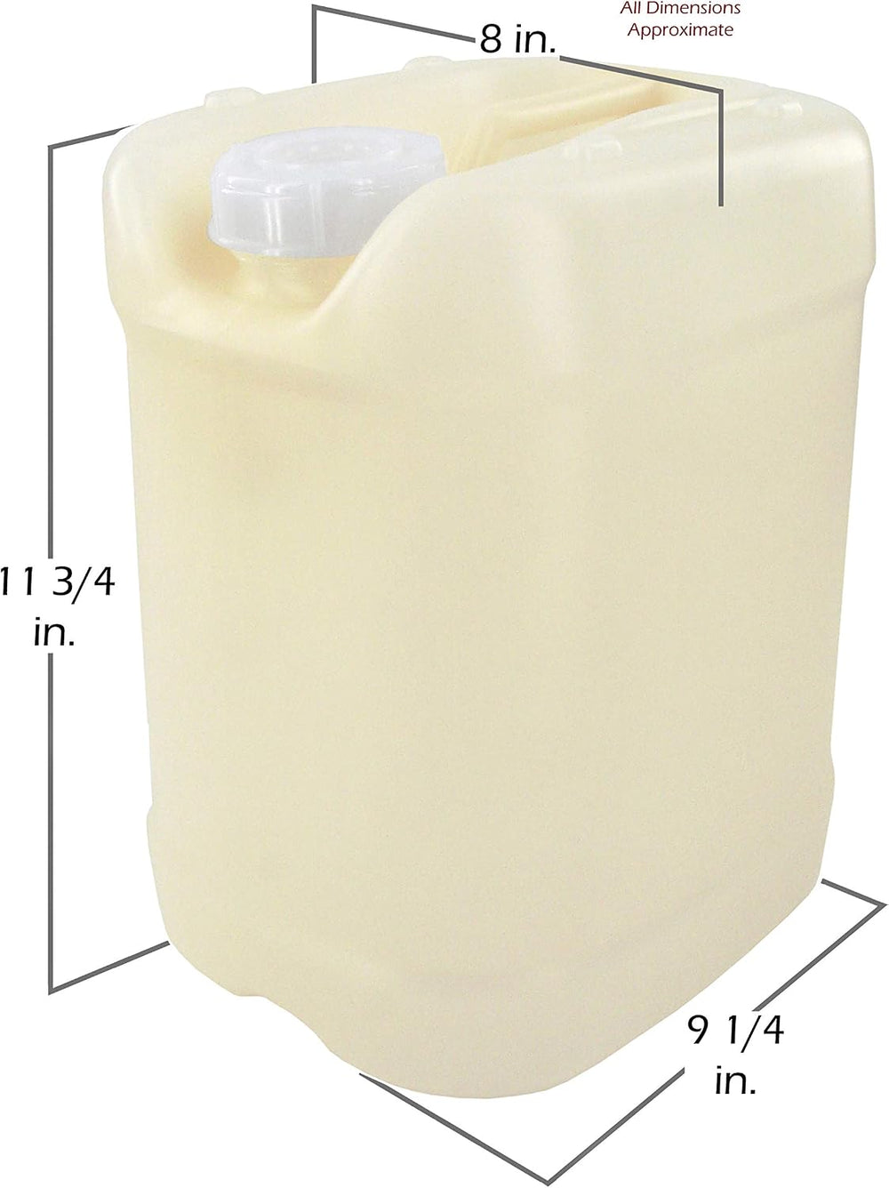 White 2.5 Gallon Samson Stacker Water Storage, Sturdy, Stackable