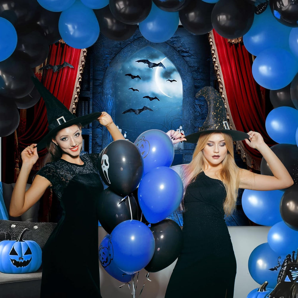 Avezano 10x7ft Halloween Backdrop Spooky Medieval Vampire Photo Background