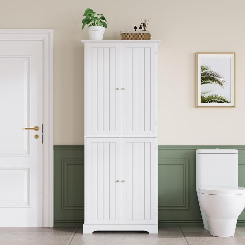ChooChoo Bathroom Floor Cabinet with Adjustable Shelves