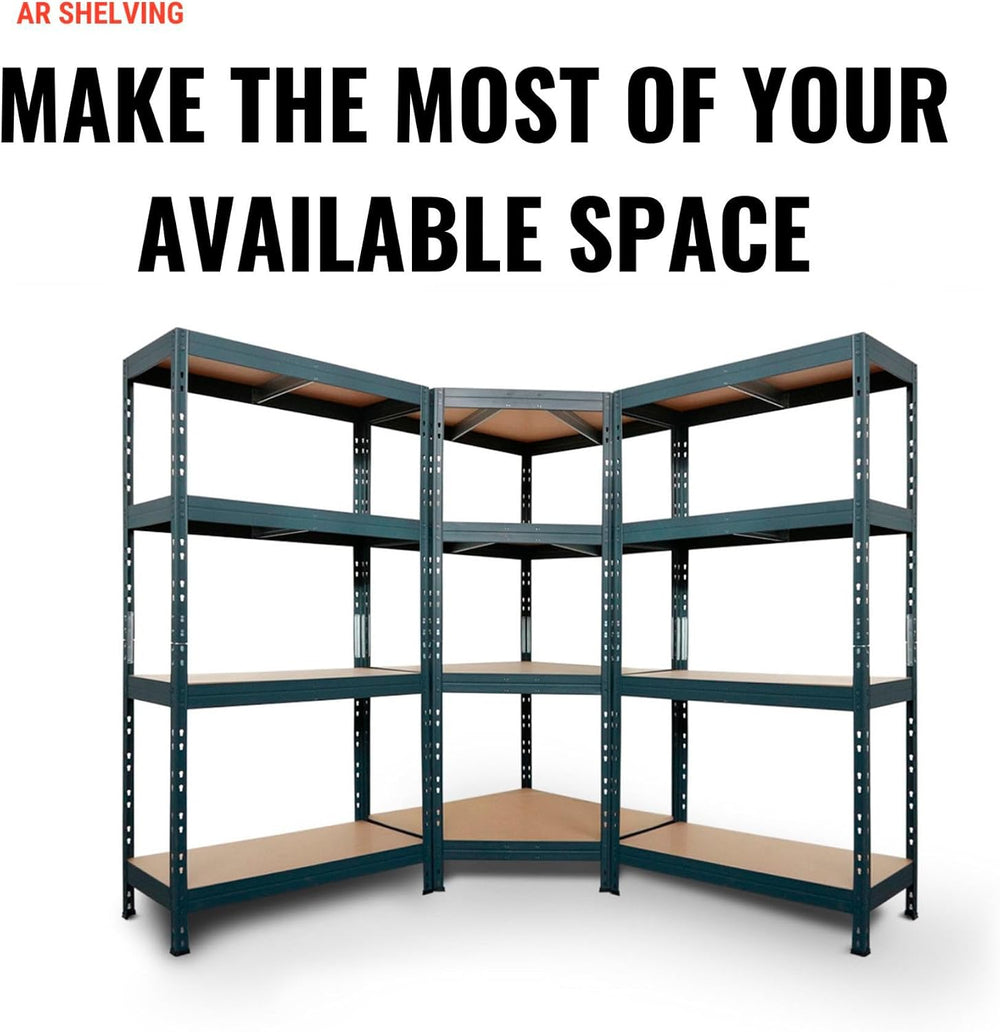 AR Shelving 2400-Lb. Capacity, 71in.H x 60in.W x 18in.D Rivet Shelving Unit, ...