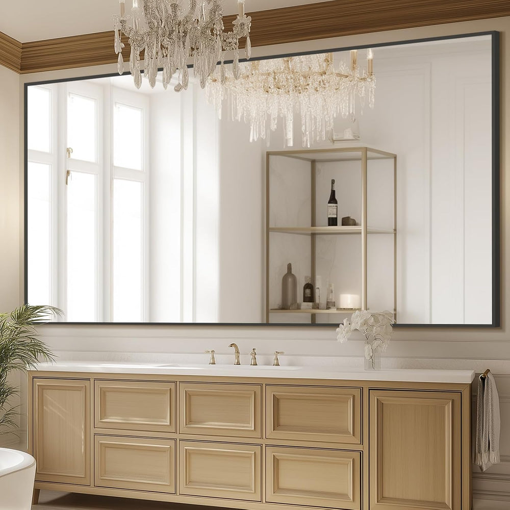 MELOMOIR 44"x72" Oversized Floor Mirror, Freestanding, Large Full B...